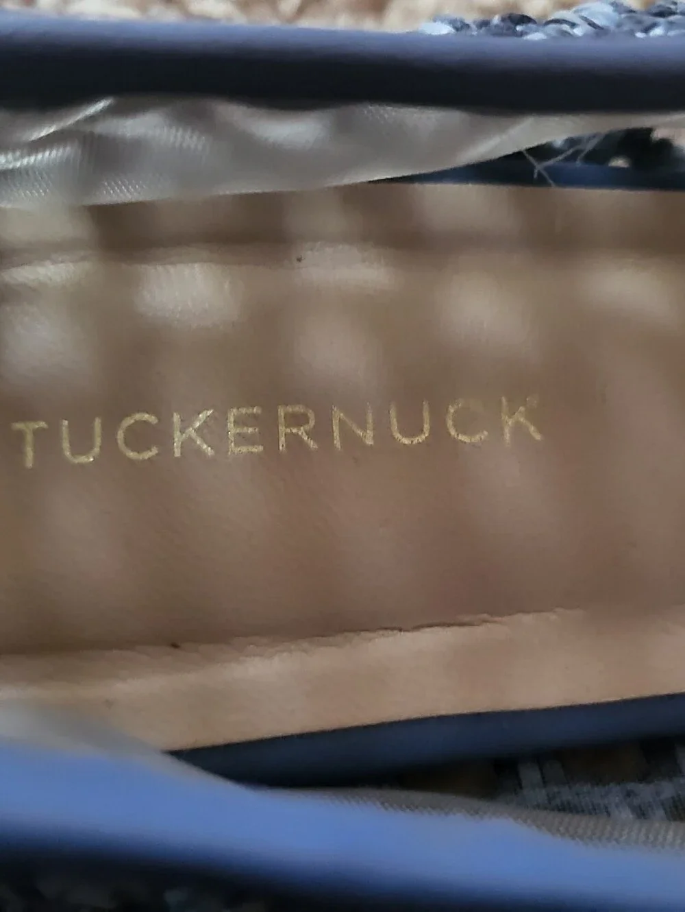 Tuckernuck Navy Blue Woven Loafers